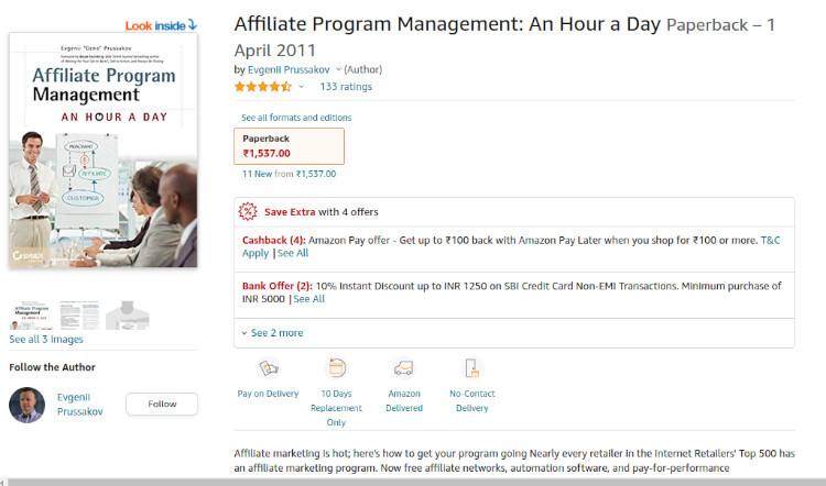Affiliate Program Management: An Hour a Day by Evgenii “Geno” Prussakov