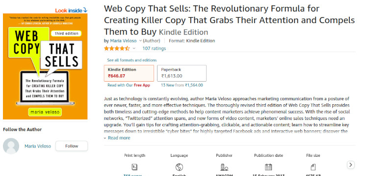 Web Copy That Sells by Maria Veloso